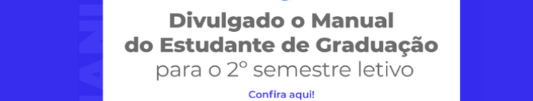 Banner manual do estudante