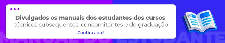 Banner manual do estudante