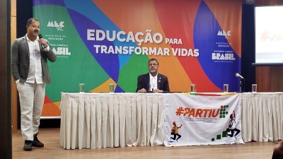 Weder Ferreira da Silva, professor do Campus Muriaé e gestor do Programa no IF Sudeste MG, representou o Instituto em Brasília