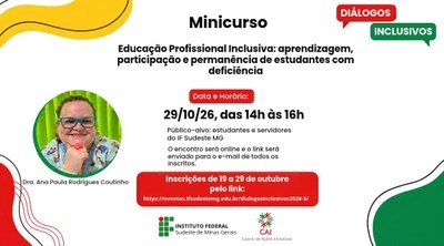 Arte de divulgação do evento