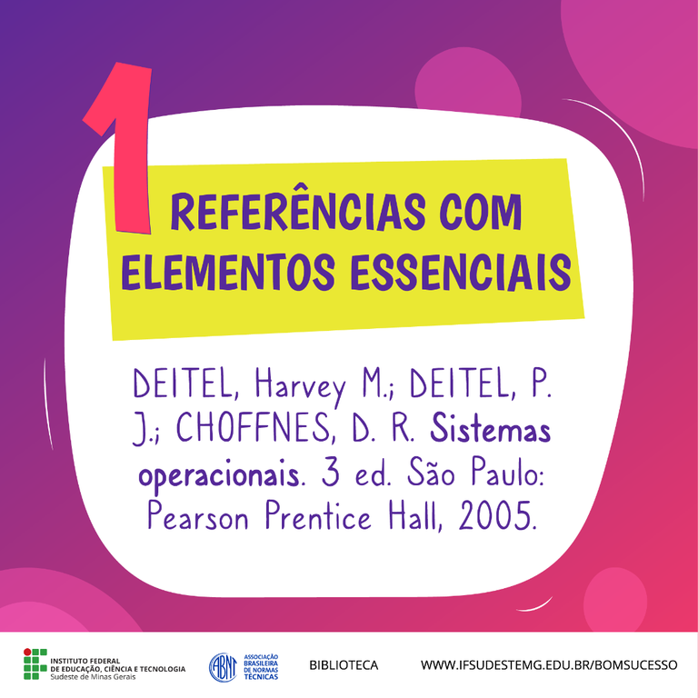 Dica - Elementos essenciais para referência de um livro.png
