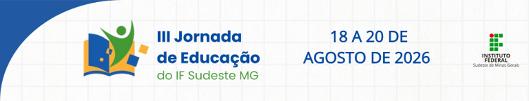 III Jornada de Educação do IF Sudeste MG