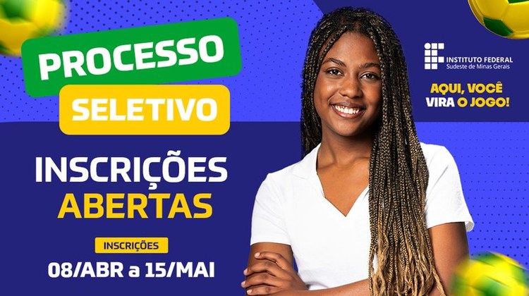 Inscrições já estão abertas e seguem até 15 de maio; unidade oferece oportunidades em diferentes áreas e turnos.