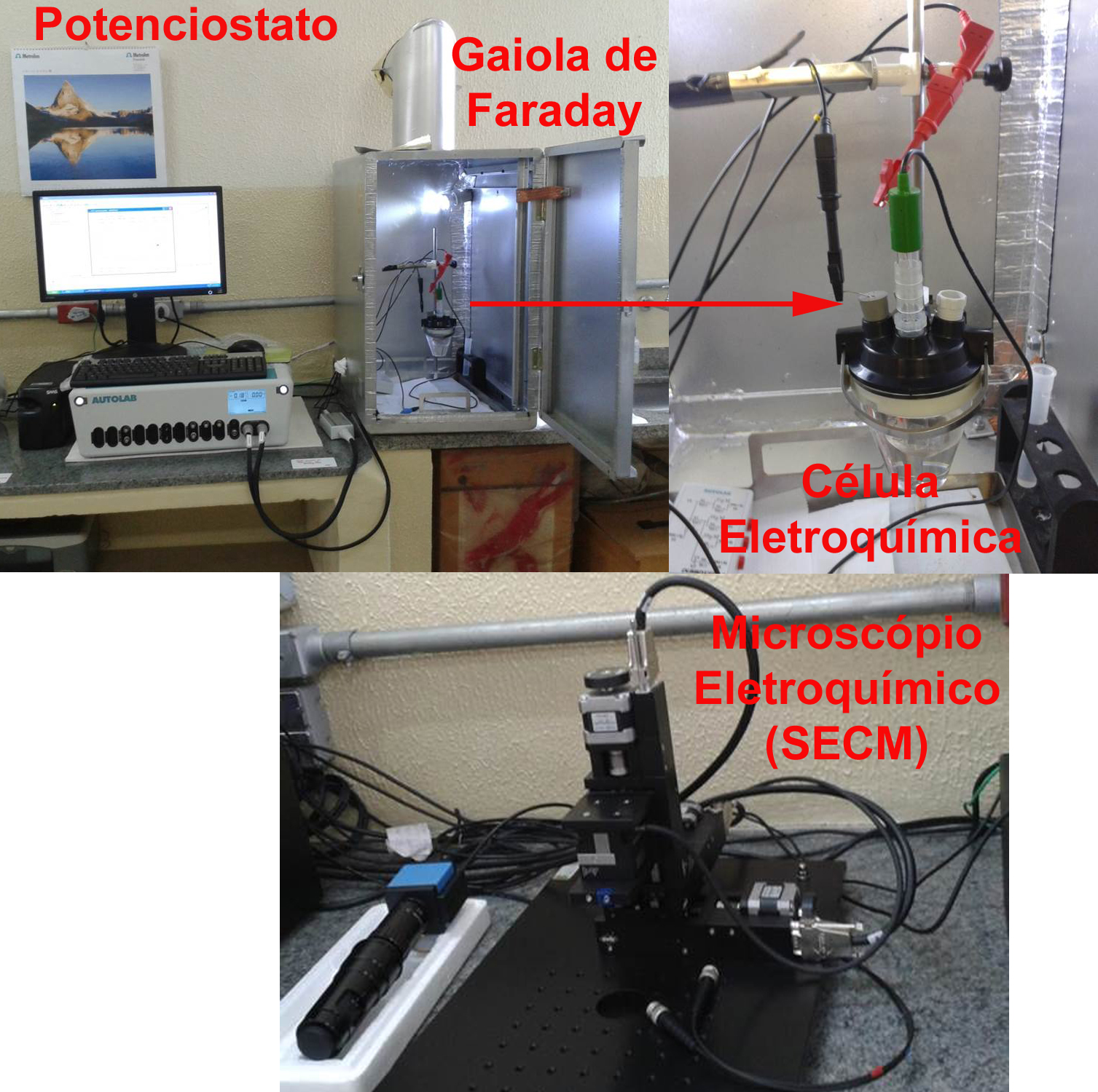 Foto Laboratório de Corrosão e Proteção Superficial