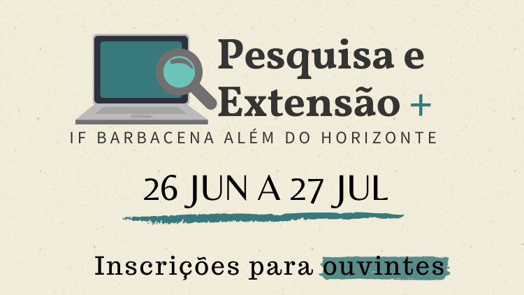Inscrições para ouvintes do evento online