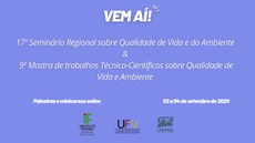 #pratodosverem: imagem no fundo azul com o nome do evento e dos apoiadores.