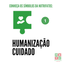 #Pratodosverem: imagem traz uma peça do quebra cabeça na cor verde, com uma mão e um coração.