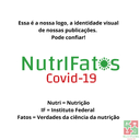 #Pratodosverem: imagem traz a logo com o escrito Nutri Fatos COVID-19.