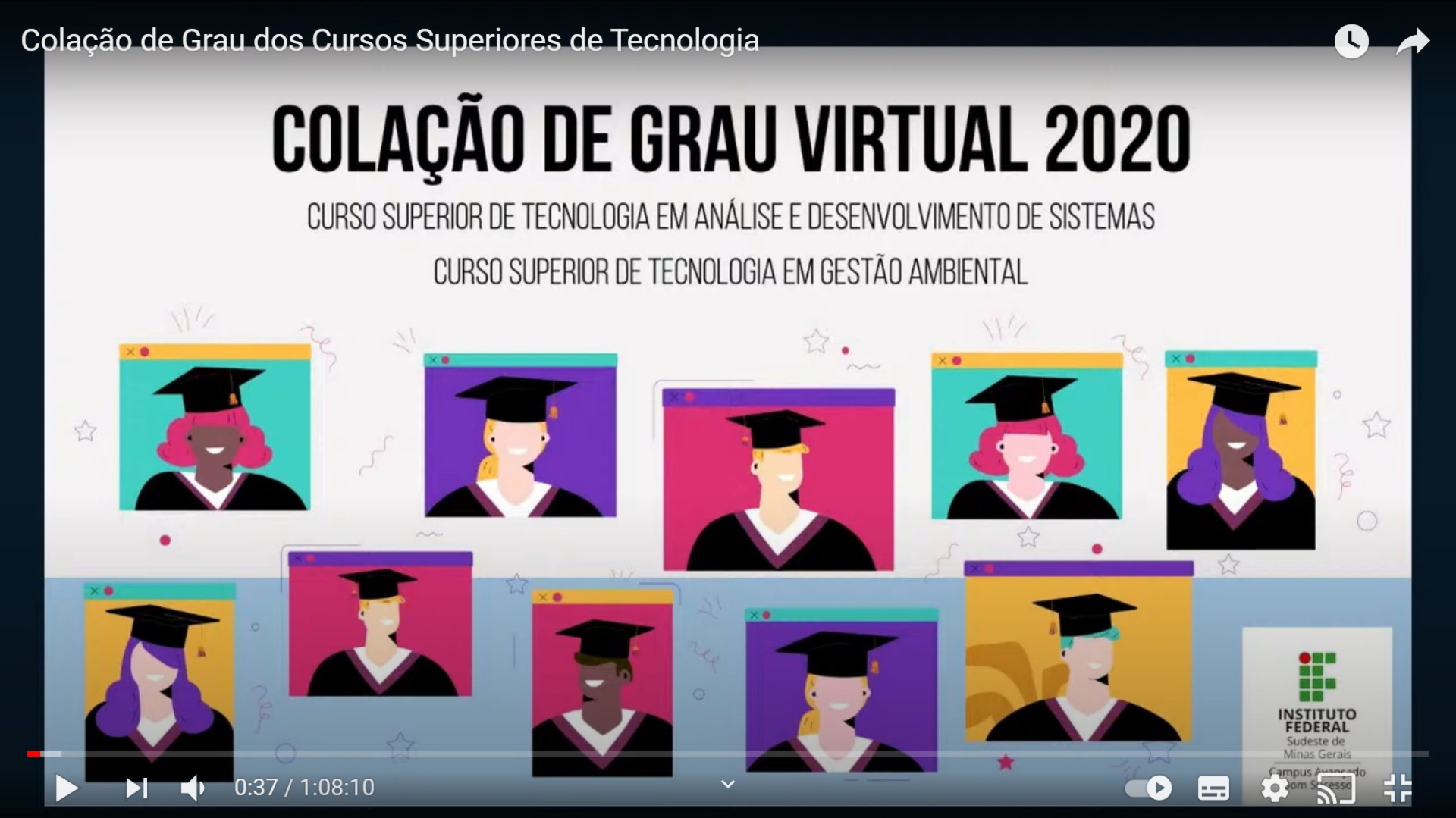 Colação de Grau dos Cursos Superiores de Tecnologia
