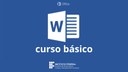 #Pratodosverem: logomarca do programa Microsoft Word, em fundo azul escuro.