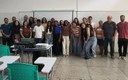 Participantes, professores e convidados reunidos ao final do Startup Day 2026 no IF Sudeste MG Campus Cataguases.