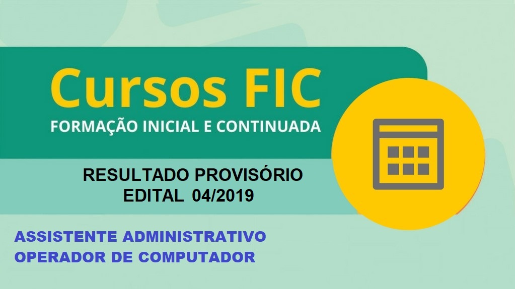 Resultado Provisório FIC