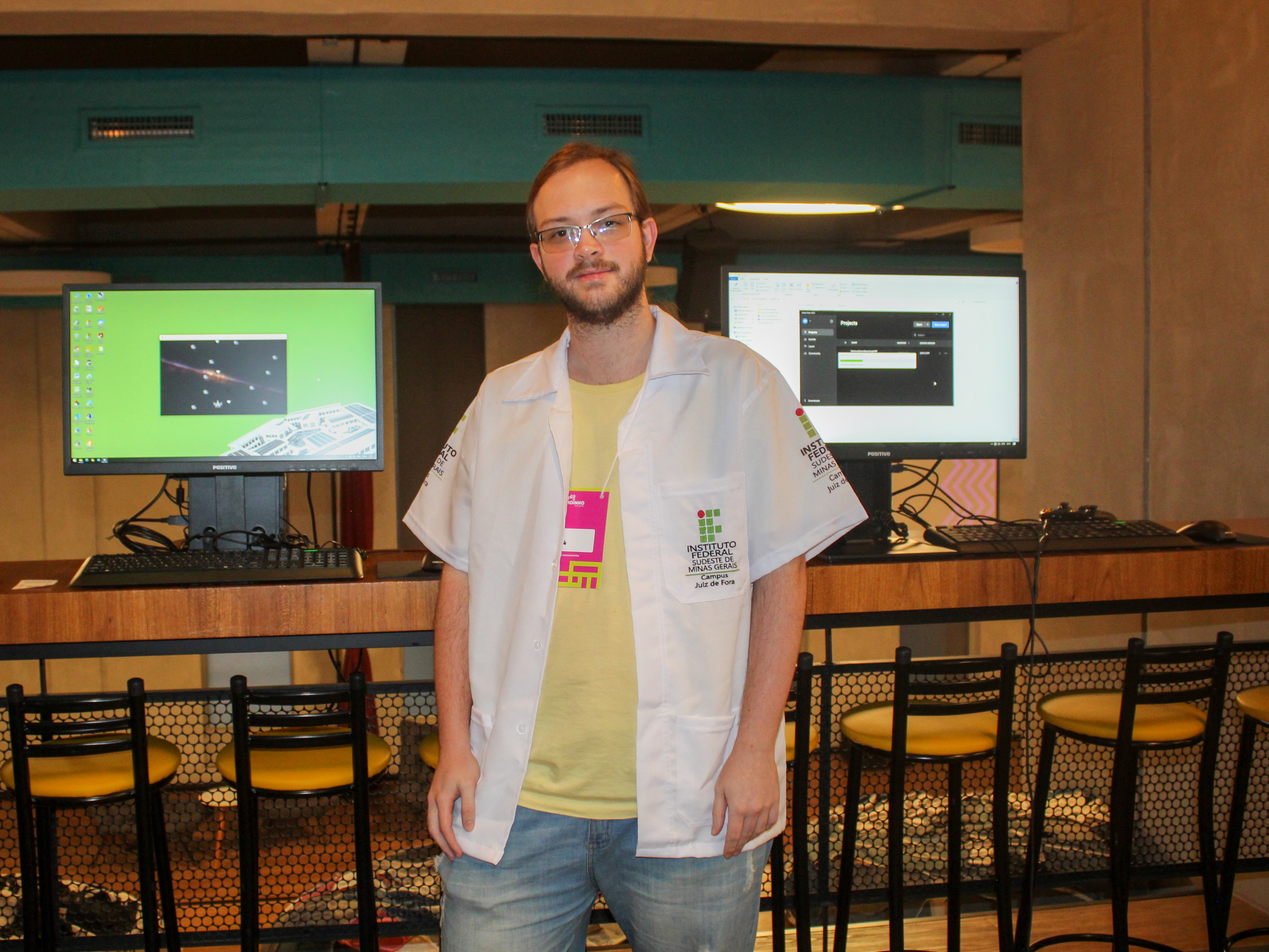 Estudantes apresentam pesquisa sobre Gameterapia no Dia da Inovação promovido pelo Polo de Empreendedorismo Moinho