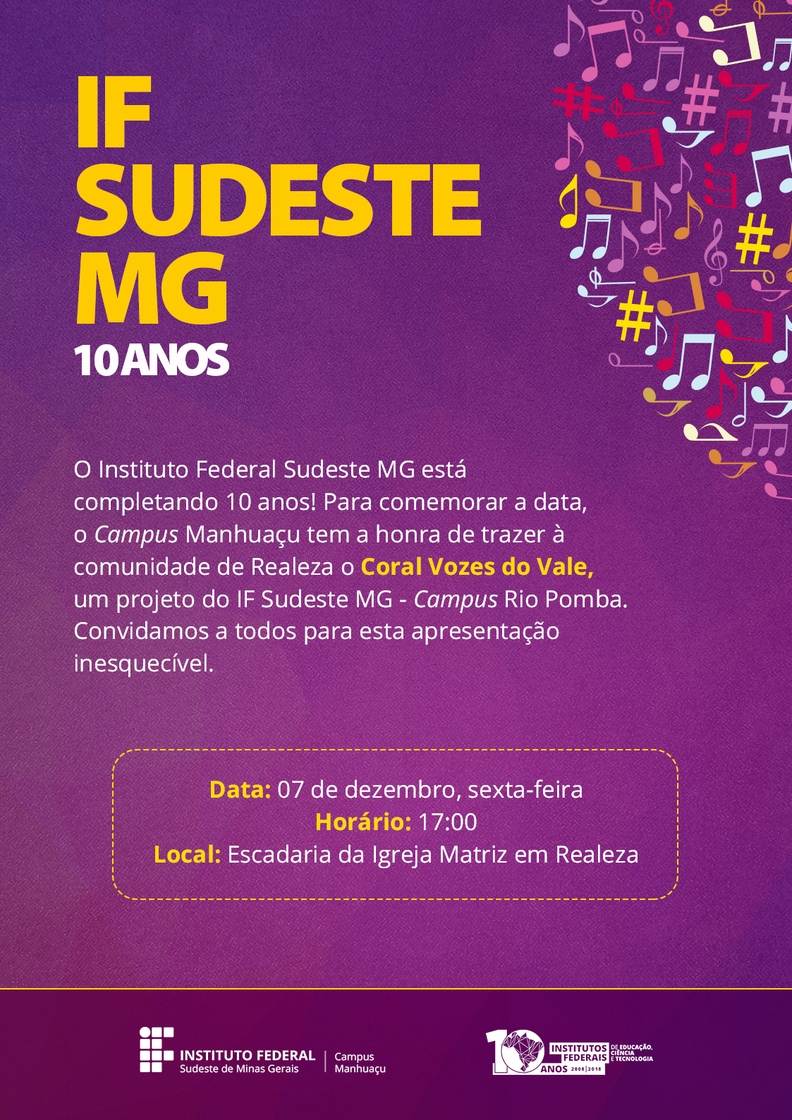 Cartaz - Coral Vozes do Vale