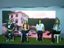 Roda de Conversa: Nichos de Mercado de Café. Da esquerda para a direita: Elder Stroppa, professor de Administração; Tatiane Paulino da Cruz, professora da área de Ciências Agrárias; Marilucia Rocha, mentora de negócios e Ana Paula Diniz, Engenheira Agrônoma e RTV da Syngenta.