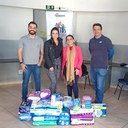 Da esquerda para a direita: Guilherme Lima Vieira, Andressa Liparizi, Eleni de Jesus e Marco Aurélio de Almeida.