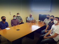 André Diniz se reúne com diretores do Campus Muriaé.