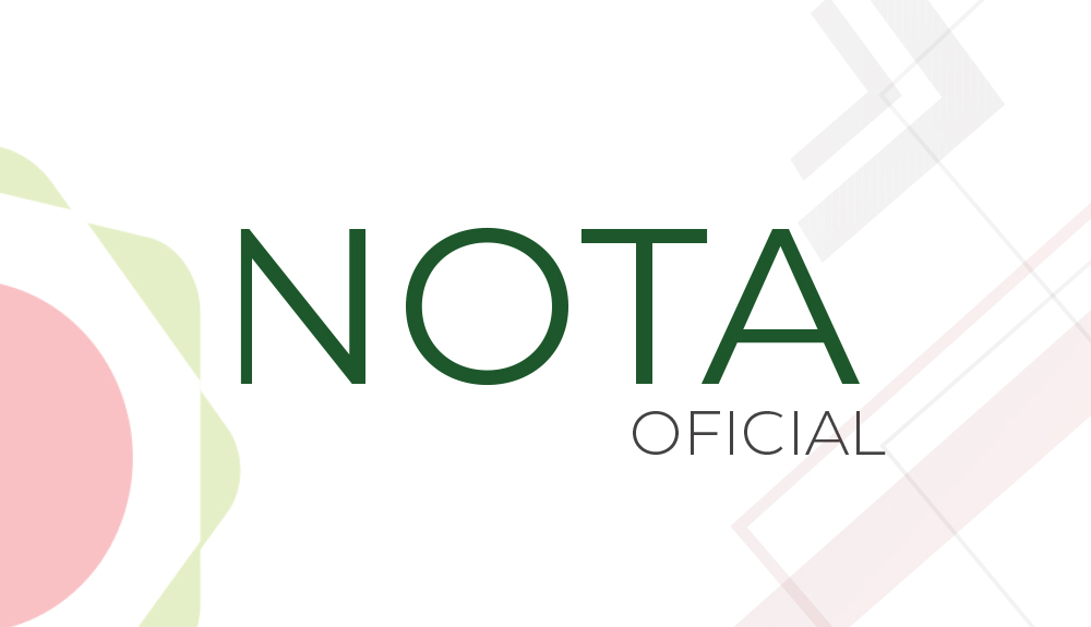 Nota Oficial - Conif