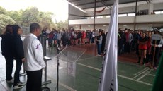 Solenidade de abertura no Campus Barbacena.