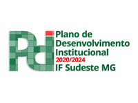 Logomarca do “Plano de Desenvolvimento Institucional - 2020/2024 do IF Sudeste MG”
