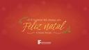 #Pratodosverem: Imagem vermelha com a frase: O IF Sudeste MG deseja um Feliz Natal e boas festas.