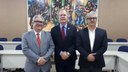 #Pratodosverem: Na foto, aparecem, da esquerda para a direita, Sandro Cerveira, Valden Steffen Júnior e Charles Okama de Souza, gestores do Foripes para 2020