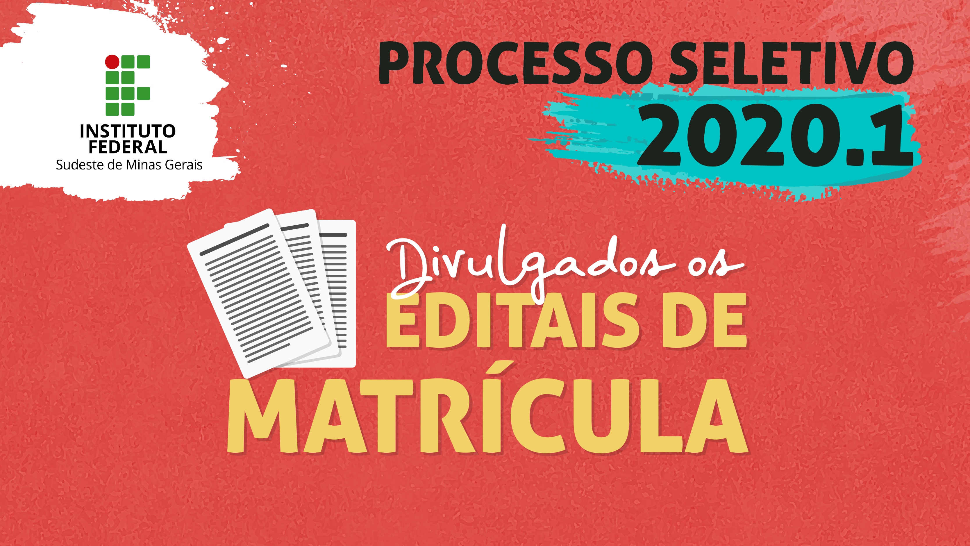 Editais de Matrícula 2020-1