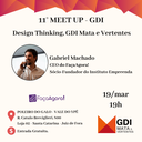 #Pratodosverem: convite do evento, com foto do apresentador e dados do encontro.