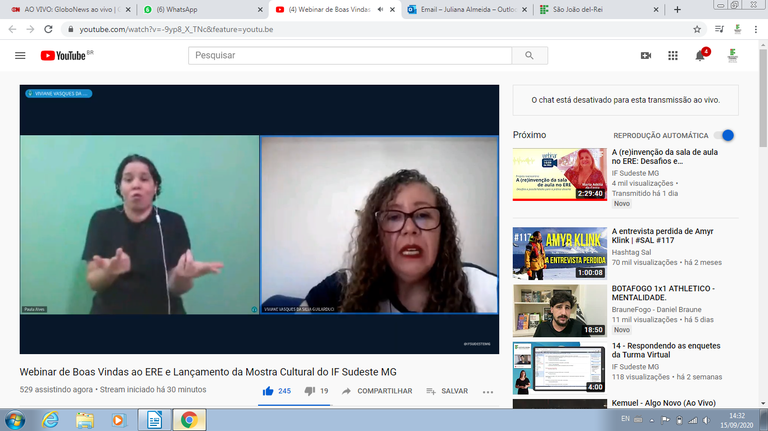 Fala da representante da C5 – Viviane Guilarduci