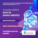 Consulta Pública Base de Dados Abertos
