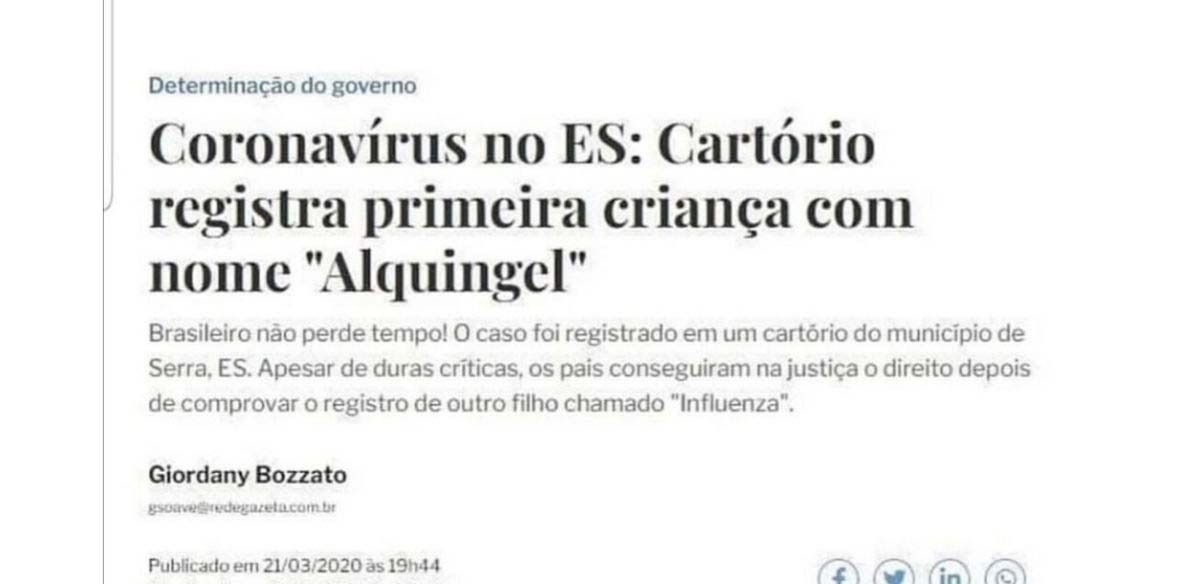 1 - Batizado com nome de Alquingel