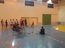 Atividade do projeto de extensão Escola de Bola: Futsal. Campus Rio Pomba. 2023. Fonte: Coordenação do projeto.