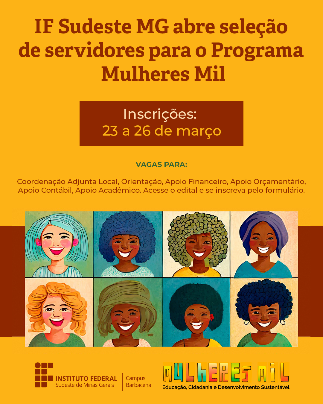 Mulheres Mil - Vaga para TAES