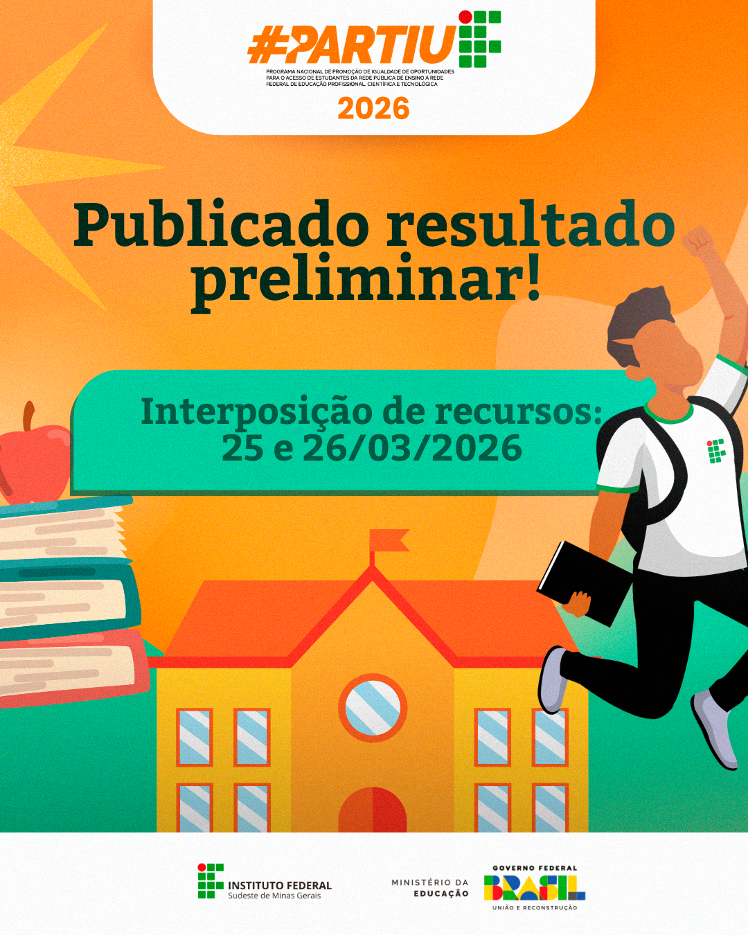 Resultado preliminar Partiu IF