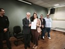 Docente empossada do Campus Juiz de Fora