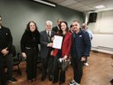 Docente empossada do Campus Juiz de Fora