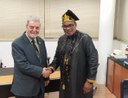 Econtro do Rei da Nigéria com o Reitor do IF Sudeste MG