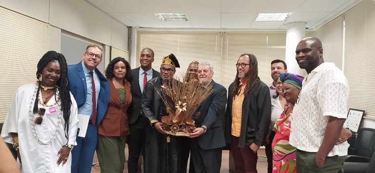 Visita do Rei da Nigéria