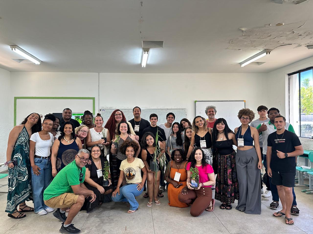 Registro coletivo em atividade formativa/roda