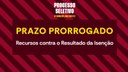 prazo para recurso sobre isenção da taxa é prorrogado até 18 de setembro