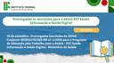 Prorrogadas as inscrições para o Edital PET Saúde Informação e Saúde Digital