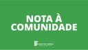 Nota à Comunidade