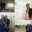 Premiação de trabalho em evento