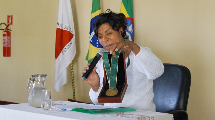 Márcia Fu faz palestra em Rio Pomba Márcia Fu faz palestra em Rio Pomba