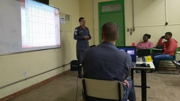 Curso sobre medidas de segurança contra incêndio e pânico
