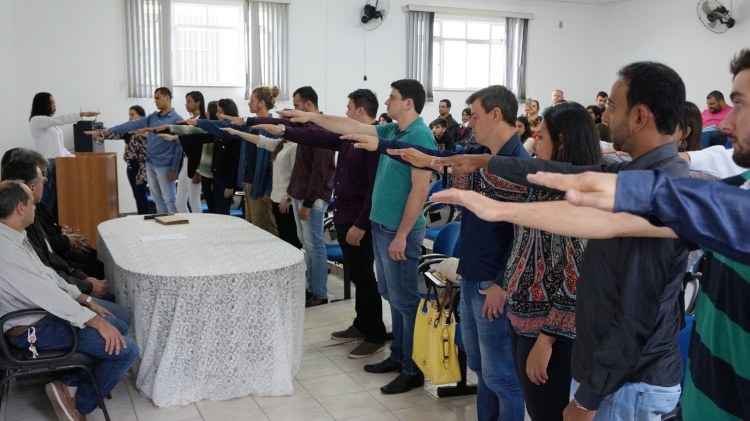Colação de grau em gabinete