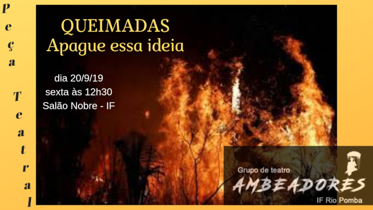 Convite apresentação teatral