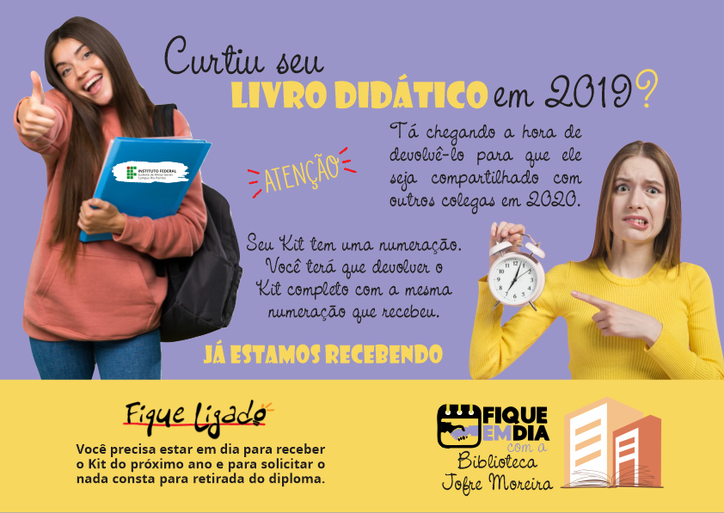 Campanha devolução livros Campanha devolução livros