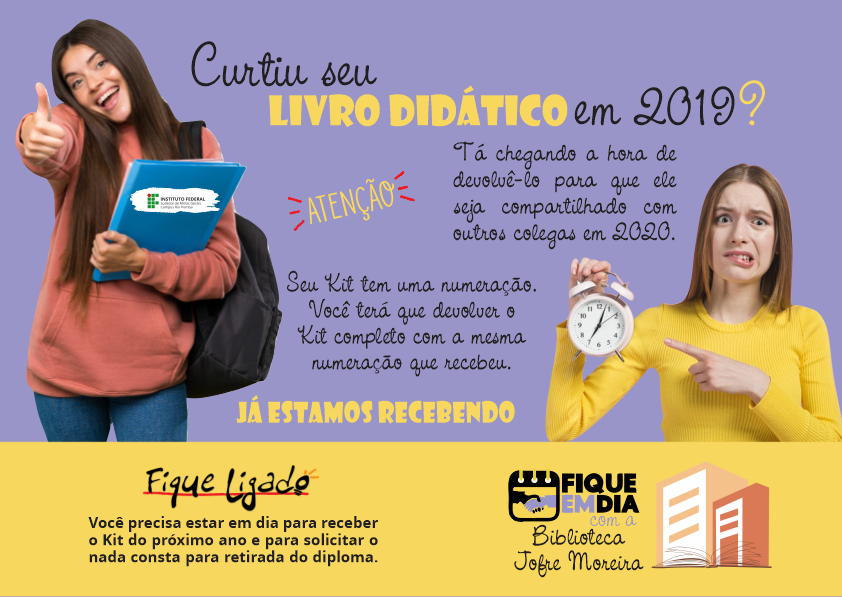 Campanha devolução livros