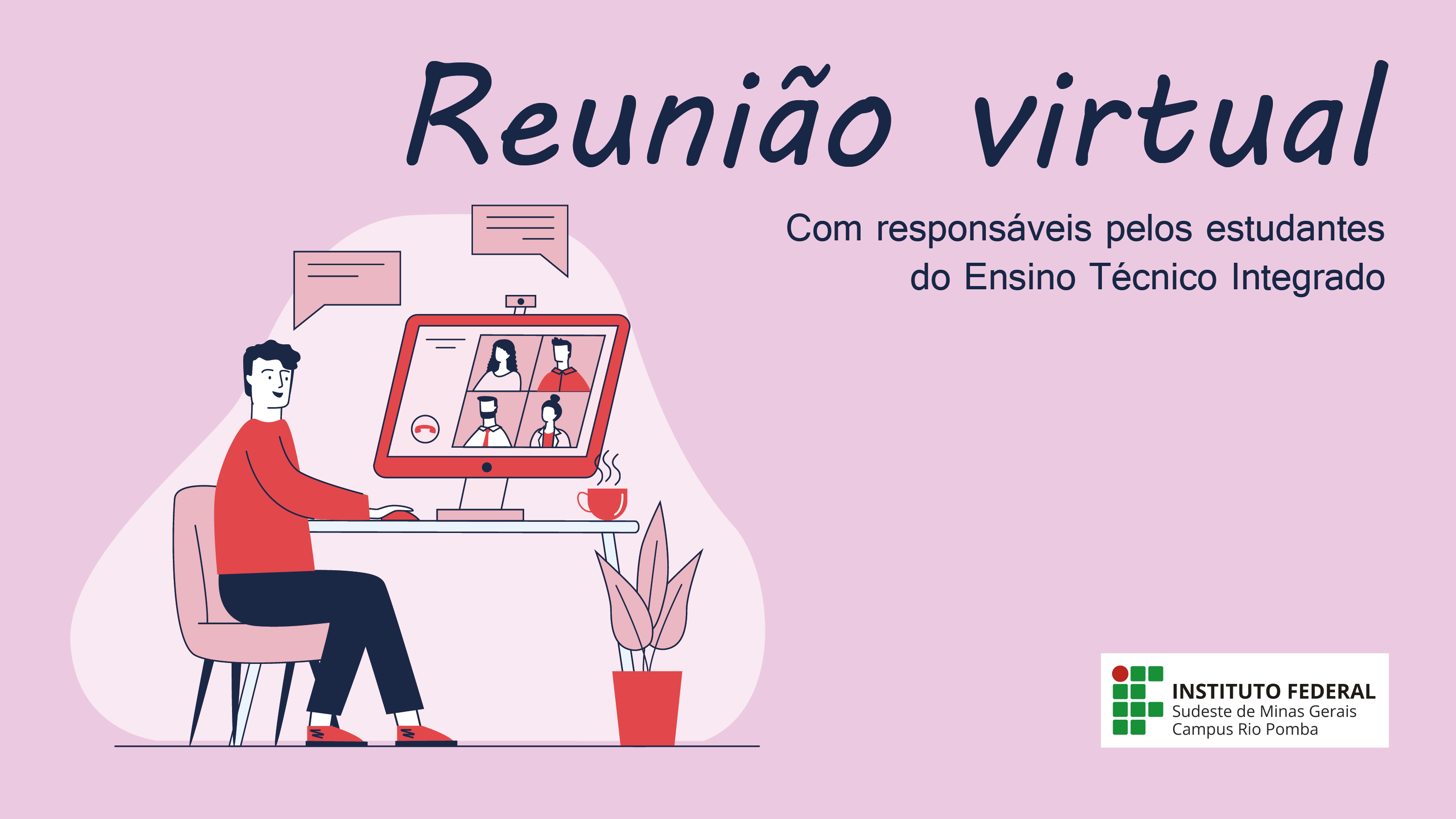 Reunião virtual com pais